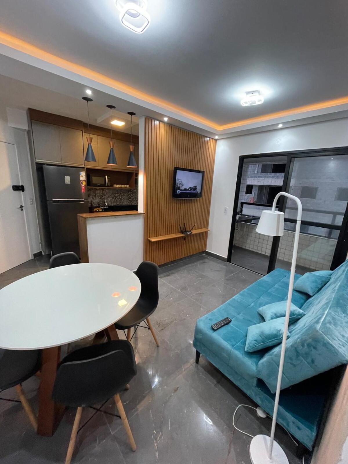 Ferienwohnung Habitat - Predio De Frente Pro Mar Praia Grande  Exterior foto